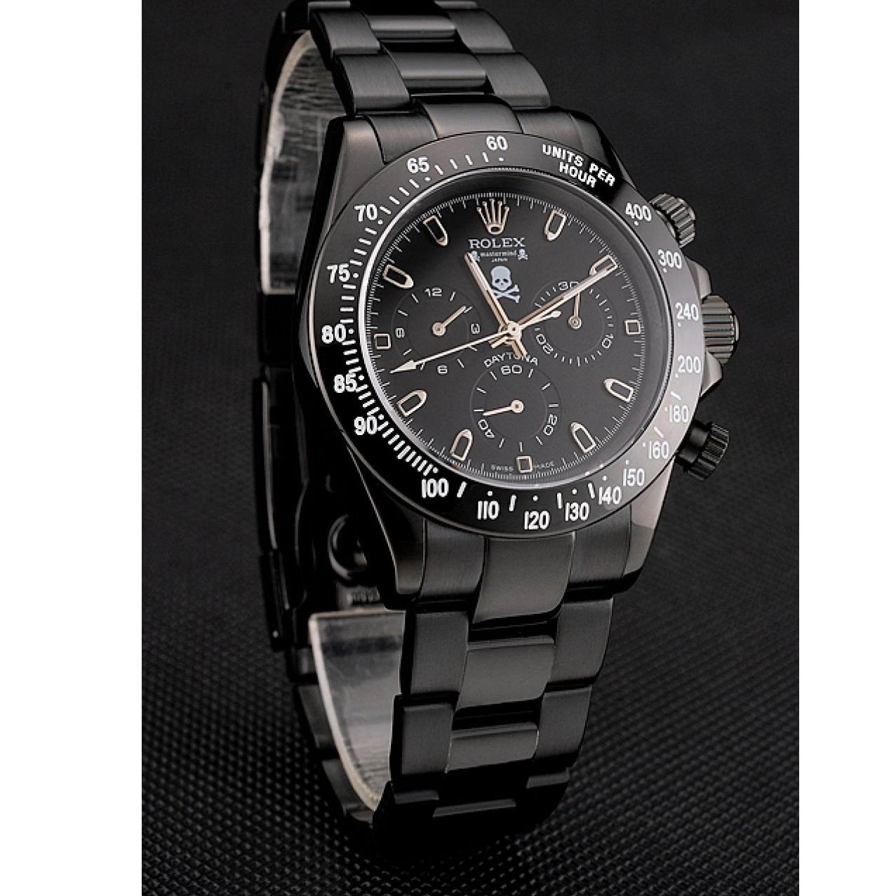 Aaa replica watch Daytona Black Japan Rolex 1454023 Mastermind 0820